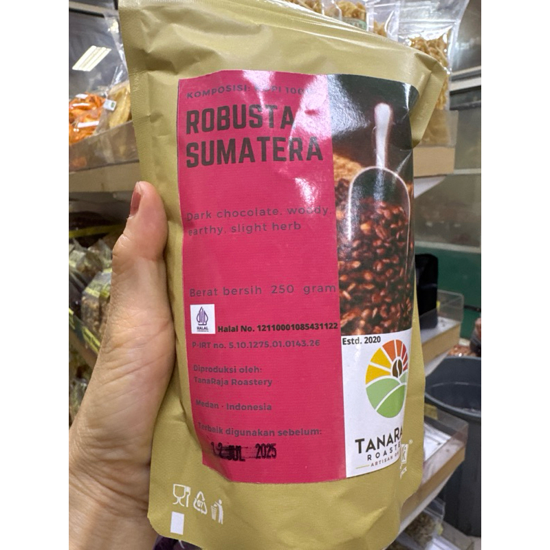 

Robusta Sumatera 250 gr