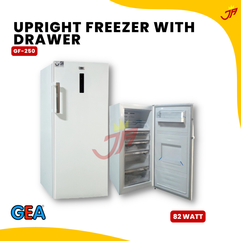 GEA Upright Freezer With Drawer Gea GF-250