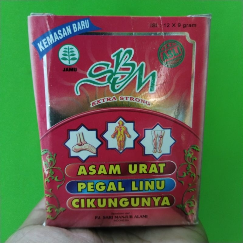 sbm jamu serbuk original isi 12 saset