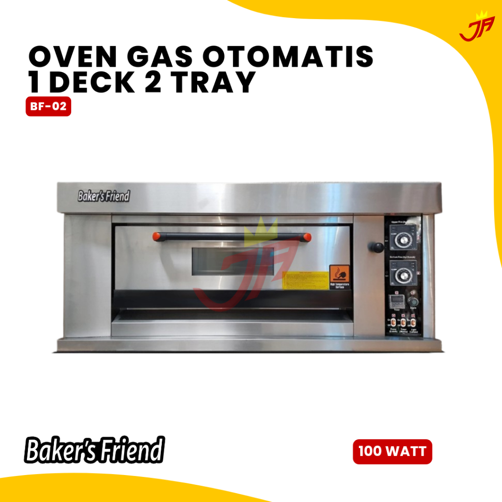 BAKER FRIEND Oven Gas Baker Friend / BF-02/Oven Gas Otomatis/Oven 1 Deck 2 Loyang