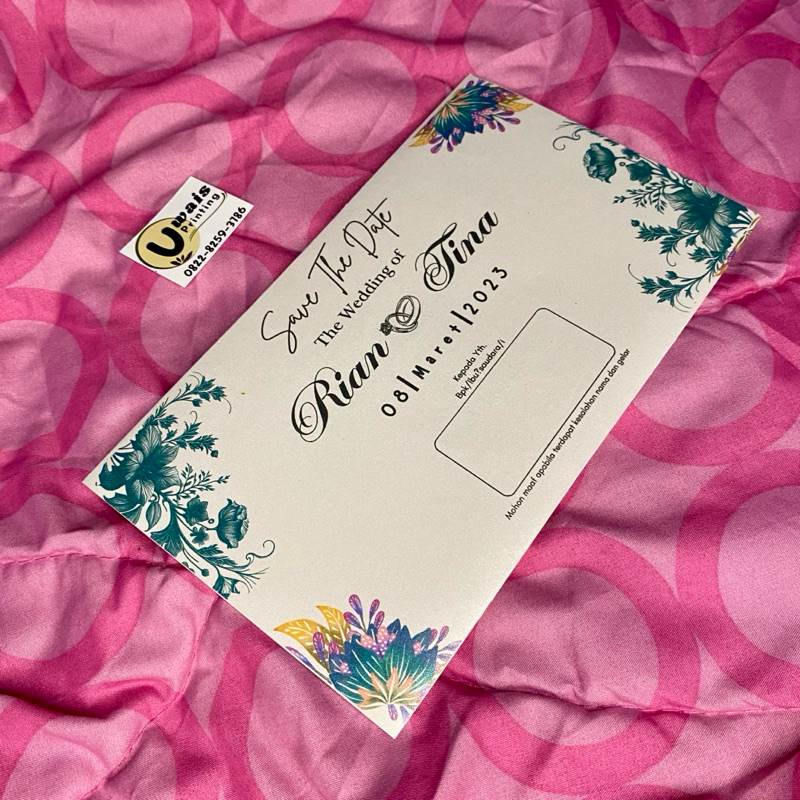 Undangan Murah, Undangan Pernikahan, Undangan Khitanan, Undangan lipat amplop