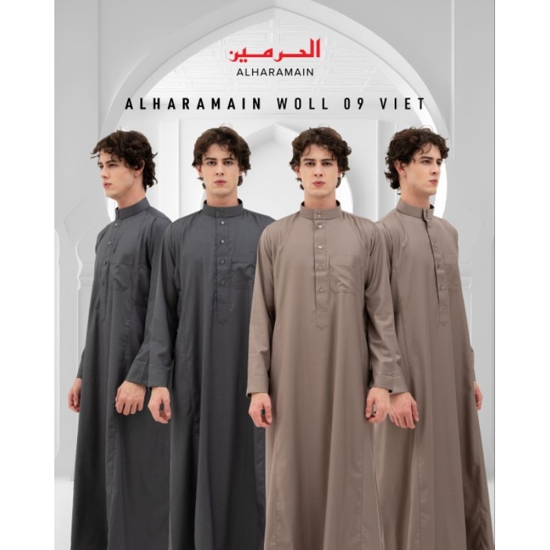 AL Haramain Jubah/Gamis Pria Dewasa Dan Remaja Premium Import Woll (09)