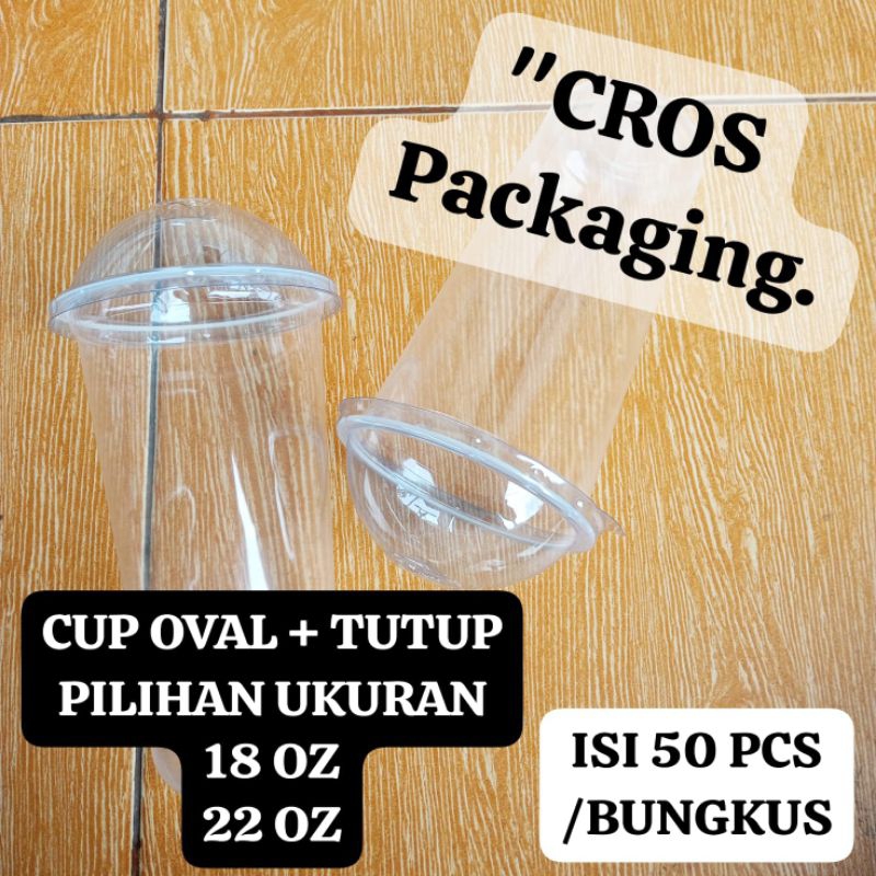 CUP 18 OZ OVAL DAN 22 OZ OVAL, SUDAH TERMASUK TUTUP, HARGA MURAH, MUTU DAN KUALITAS TERJAMIN