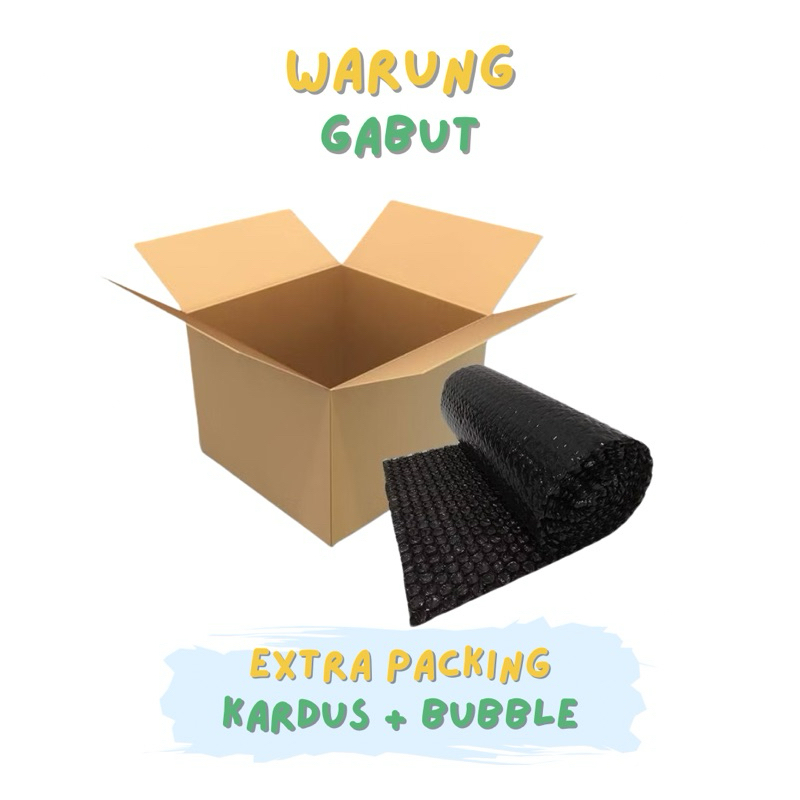 

EXTRA PACKING KARDUS + BUBBLE WRAP