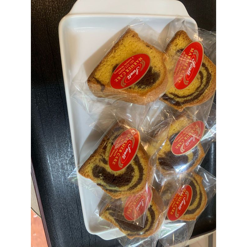 Classical Premium Marmer Cake Slice Isi 6