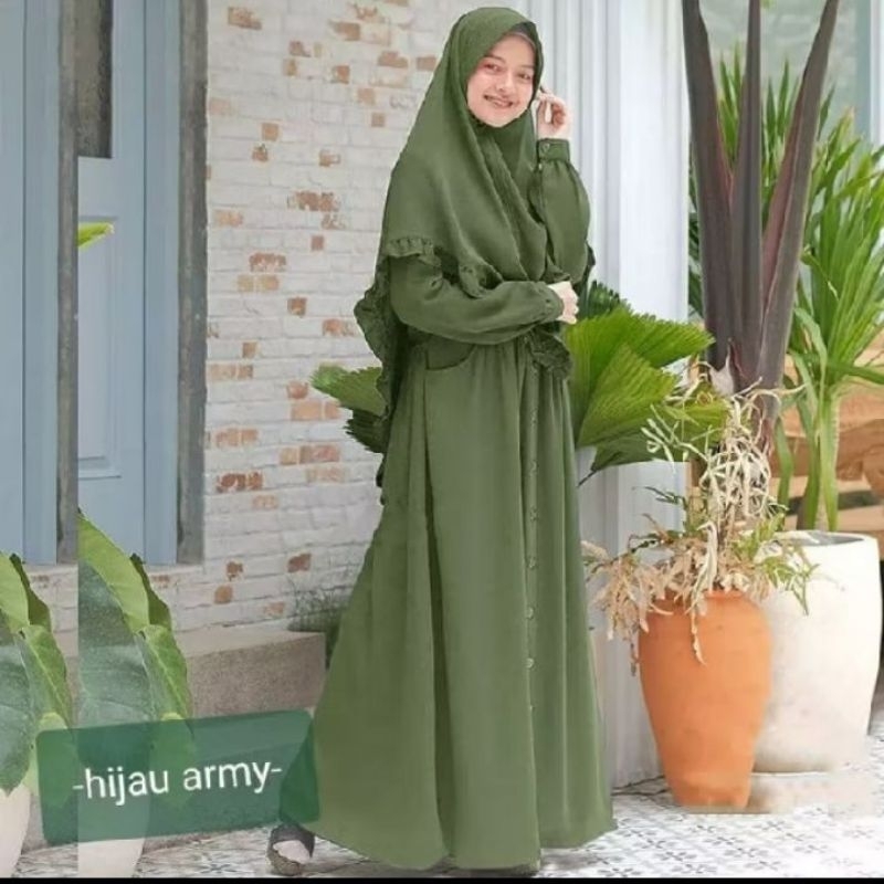 Gamis ELBINA JUWITA SYARI FREE HIJAB