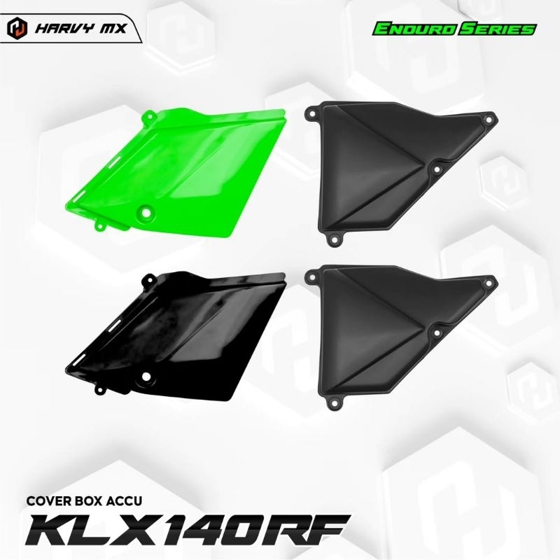 Cover Box accu klx 140 RF Side panel tutup bok aki klx 140 rf kiri kanan
