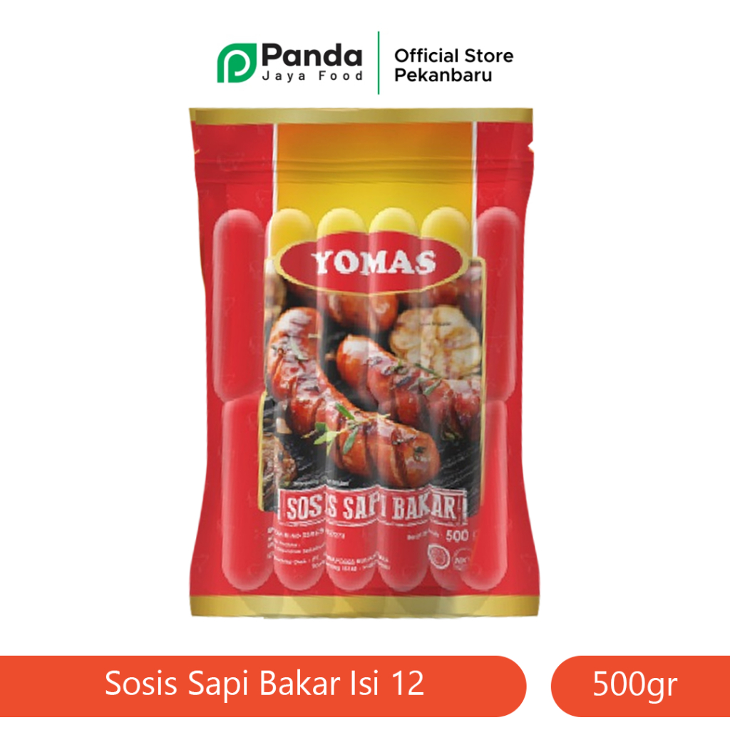 

Yomas Sosis Sapi Bakar 500 Gram Isi 12