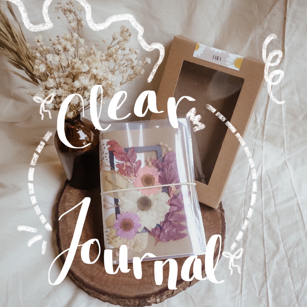 

FAWN Clear Journal Pressed Flower Passport Size / Flower Journal