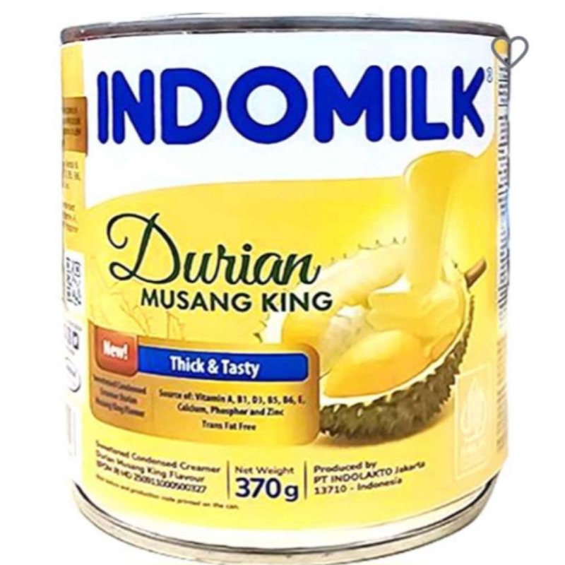 

SKM Indomilk DURIAN MUSANG KING Thick & Tasty 370gr