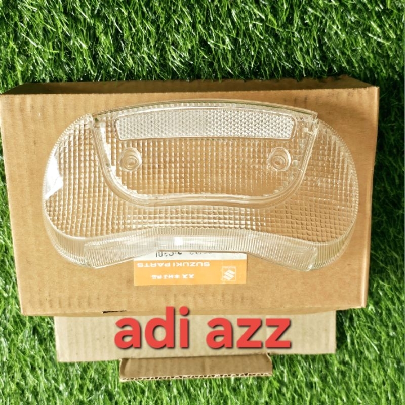 kaca mika lampu belakang stop dan sein sen riting belakang putih bening suzuki tornado shogun kebo 1