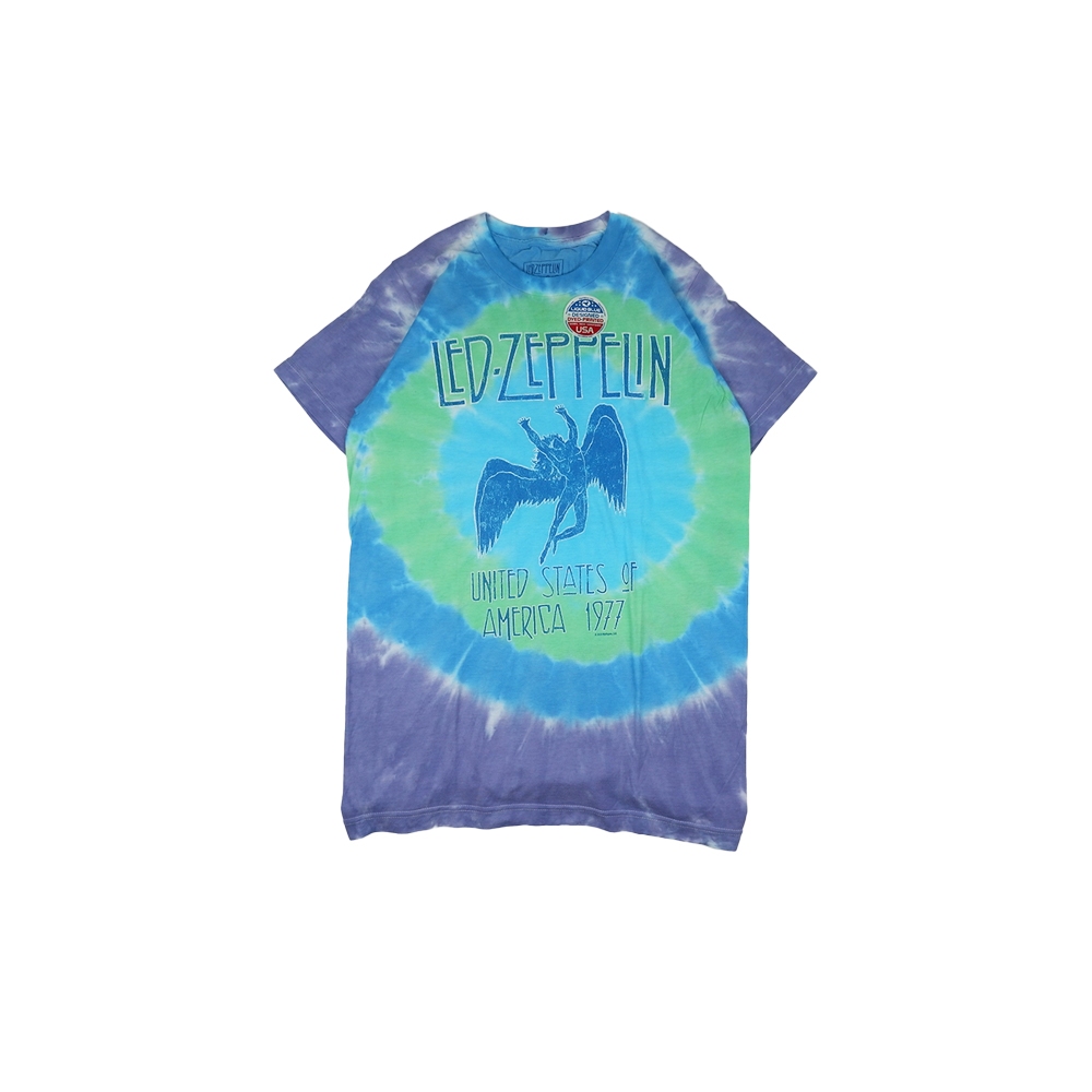 Kaos Band Led zeppelin Ramble On Tshirt Tie Dye