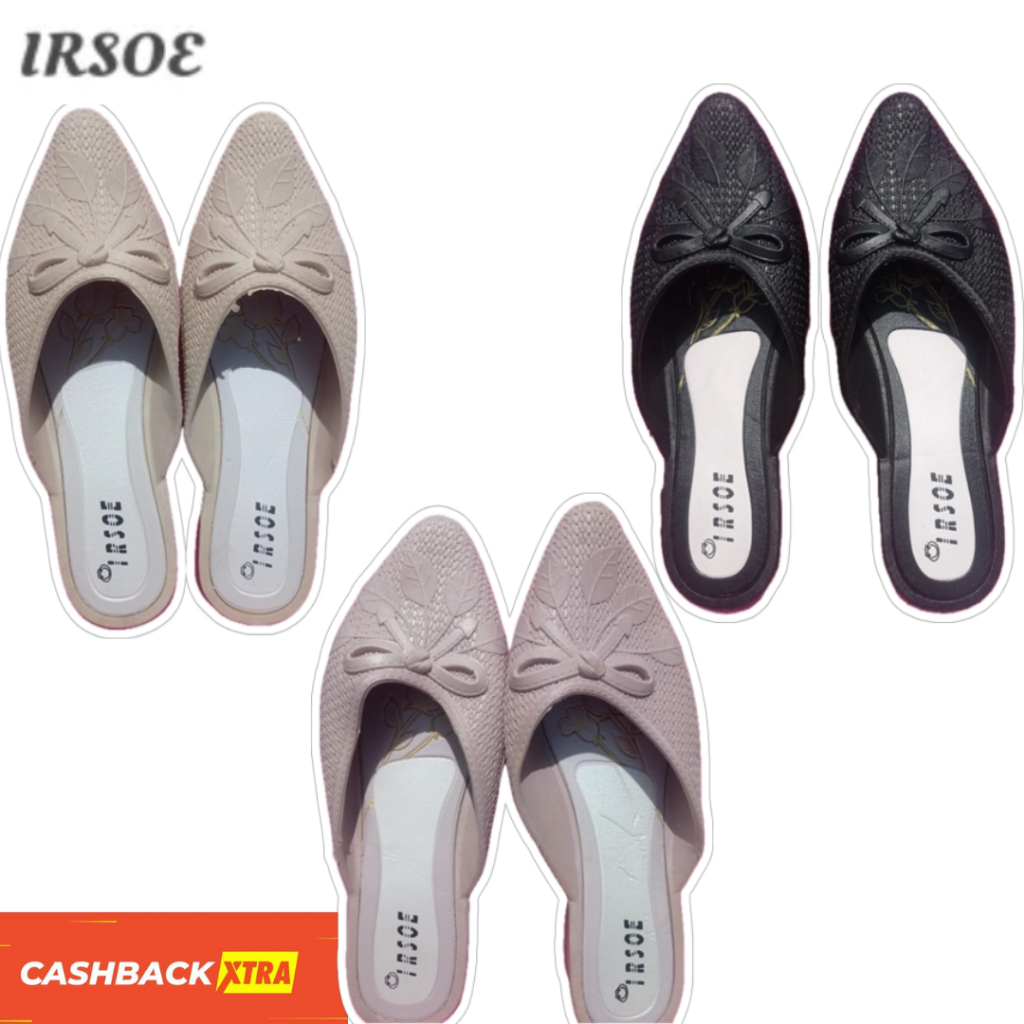 Sandal Irsoe Sendal Wanita Flat Sandal Jelly