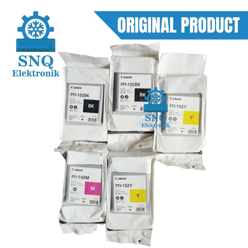 Cannon FPI-102Y (Yellow) FPI-102BK (Black) FPI-102M (Magenta) ORIGINAL 130 ml