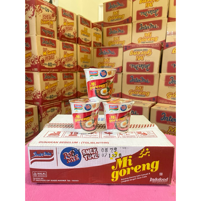 

[ 1 Dus ] Pop Mie Mini Indomie goreng isi 12Pcs
