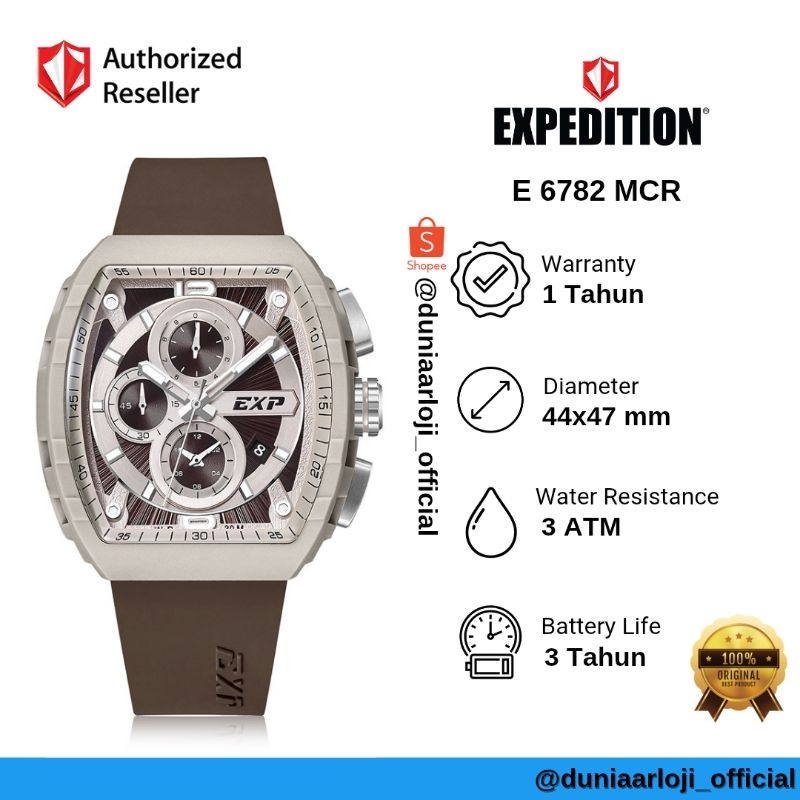 Alexandre Christie Original Jam Tangan Pria EXP E6782 MCR