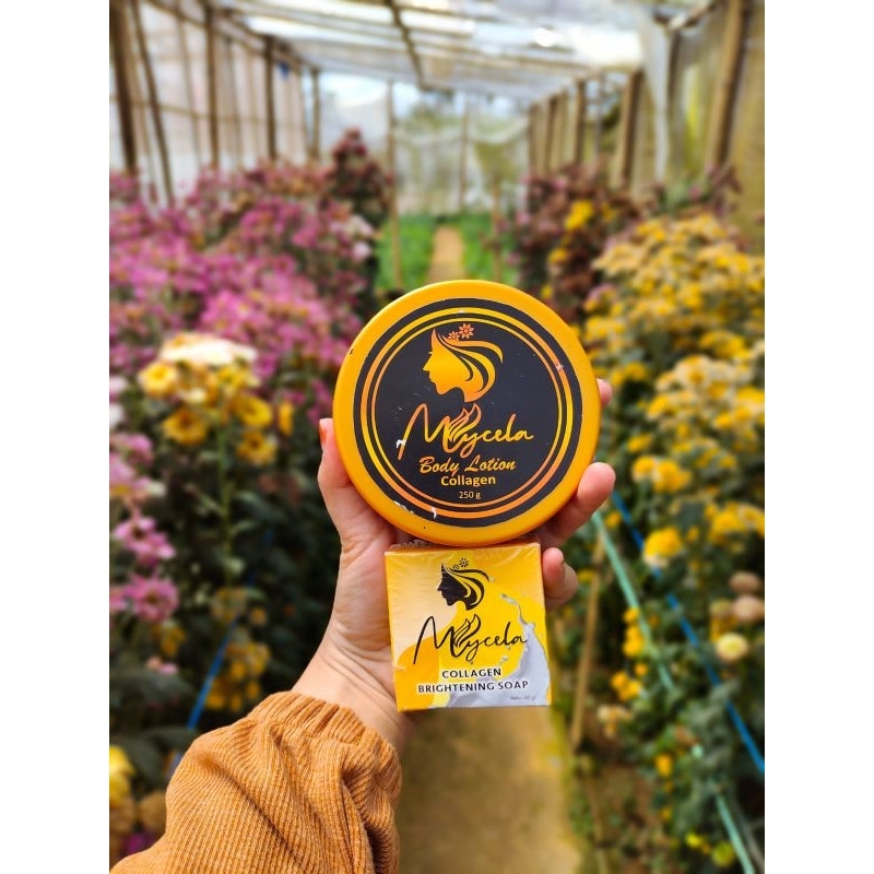 Mycela Body Lotion Collagen + Mycela Brightening Soap