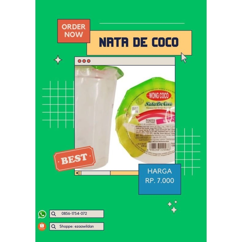 

Sari kelapa wongcoco rasa leci