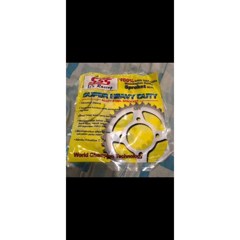 Gear Belakang SSS 428 X 43T Vixion / New Vixion / Byson  / MX King / Scorpio / R15 OLD