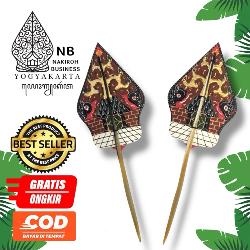 NAKIROHBUSINESS Miniatur Gunungan Wayang Kulit Mini Kualitas PREMIUM