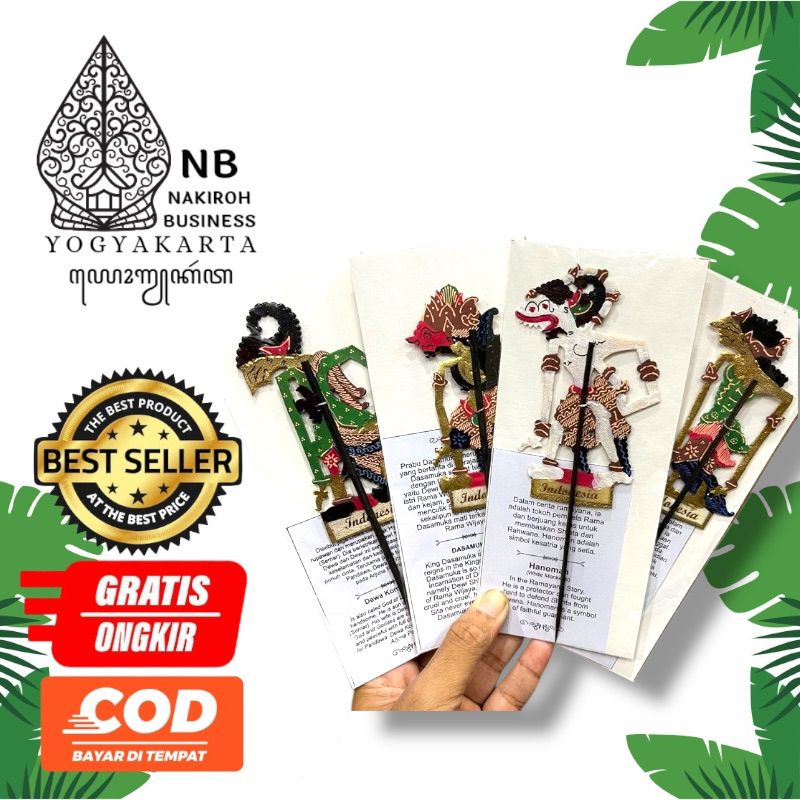 

Souvenir miniatur wayang pembatas buku 1 kodi (isi 20 pcs)