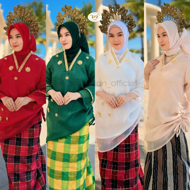 KODE U39P BAJU BODO ORGANZA  Baju Adat Bugis Asli
