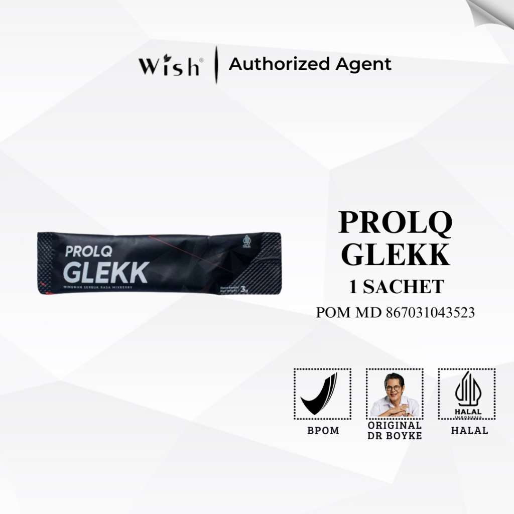 PROLQ Glekk by dr Boyke – Kemasan 1 Saset