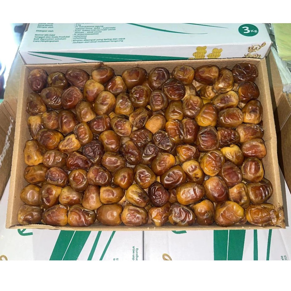 

INSTAN KURMA | Kurma Raja Sukari AL-Qassim DUS Premium berat 3 Kg