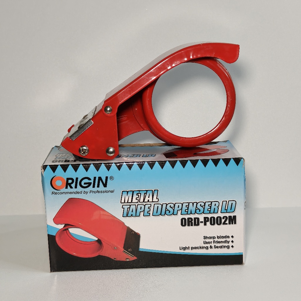 

ORIGIN ORD-P002M TAPE DISPENSER LAKBAN ALAT PEMOTONG CUTTER BODI BESI