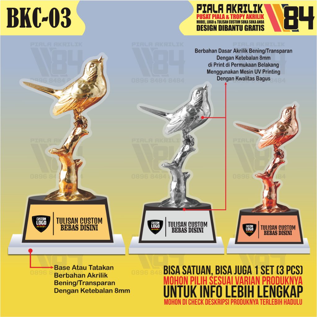 PIALA BURUNG, PIALA BURUNG KICAU, TROPI BURUNG, TROPI BURUNG KICAU, TROPY BURUNG, TROPY BURUNG KICAU