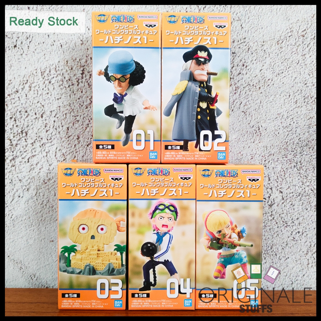 WCF One Piece Hachinosu 1 Figure Japver Original (Aokiji Kuzan Koby Hibari Shiryu Hachinosu)