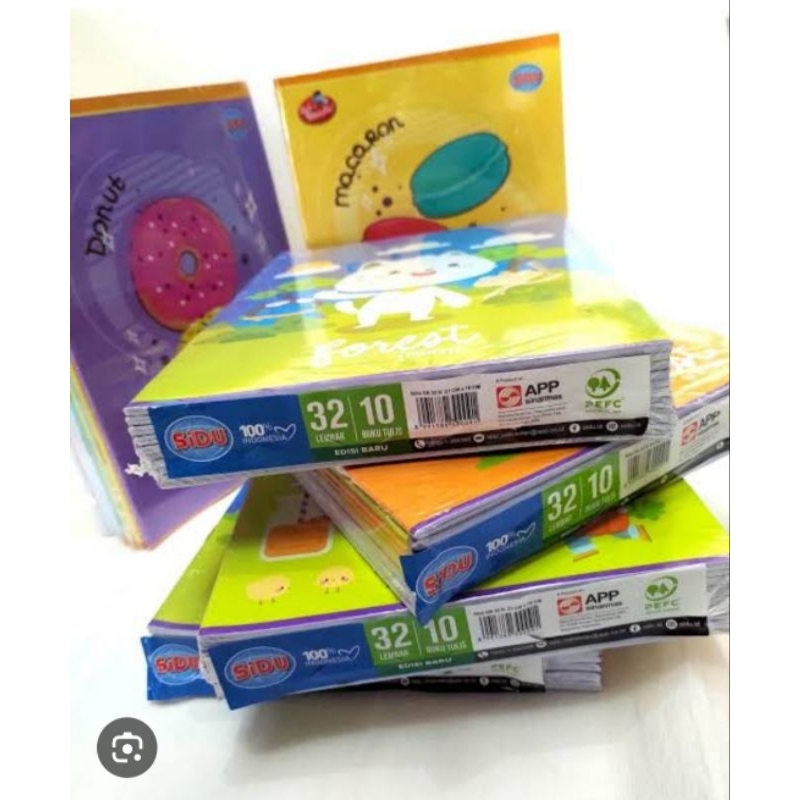 

Buku Tulis SIDU isi 32 lembar - 1 pack isi 10 Buku