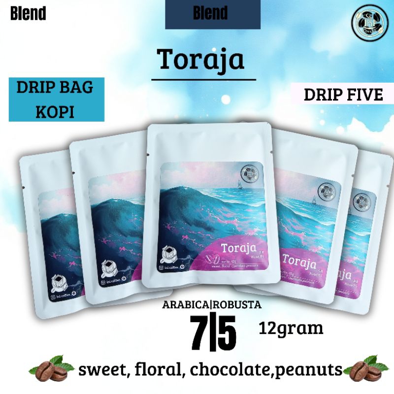 

blend TORAJA |coffee dripbag|mix origin|kopi filter