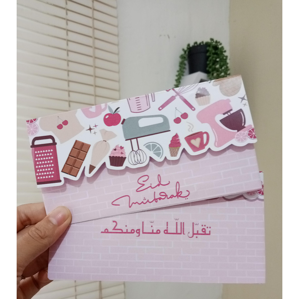 

RK Amplop Lebaran Panjang Isi 10 Uang Tanpa Dilipat Angpao THR Lucu Unik Aesthetic