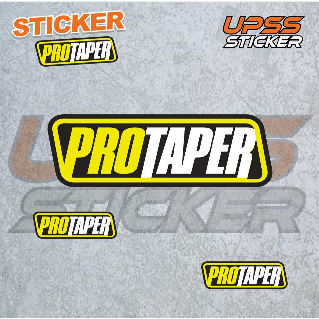 

Stiker Sticker Pro Taper Logo Brand Band Aesthetic Journal Clothing Basic Casing Striping Tempel Label Merk Dinding Graftac Vinyl High Quality decal