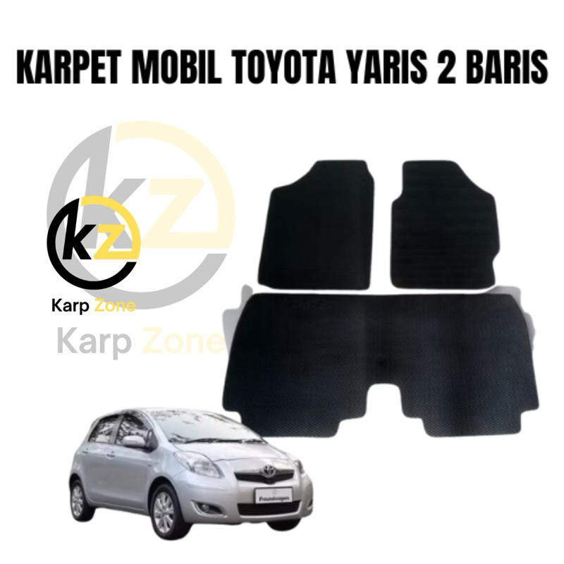 Karpet Mobil Toyota Yaris depan Belakang Karpet mobil Yaris lama