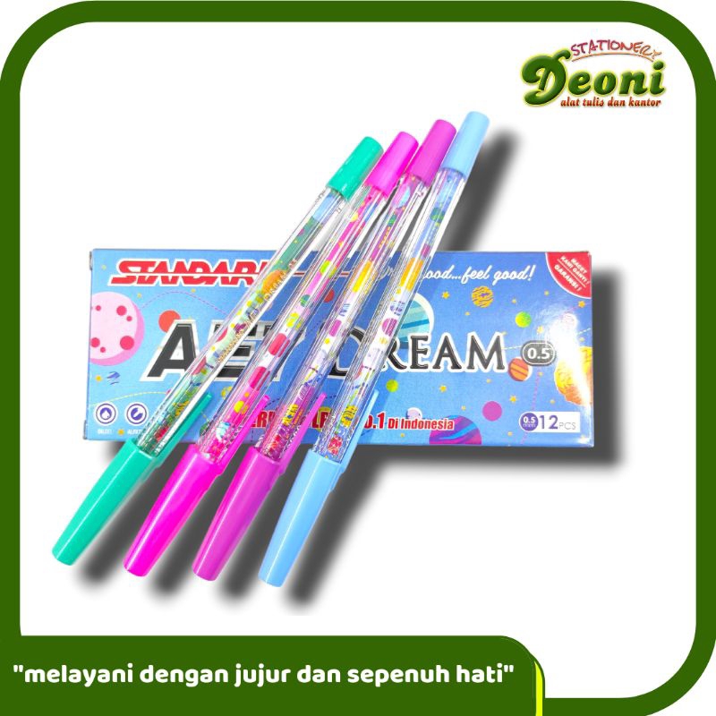 

STANDARD Pena Bolpen Ballpoint Ae7 Dream Biru