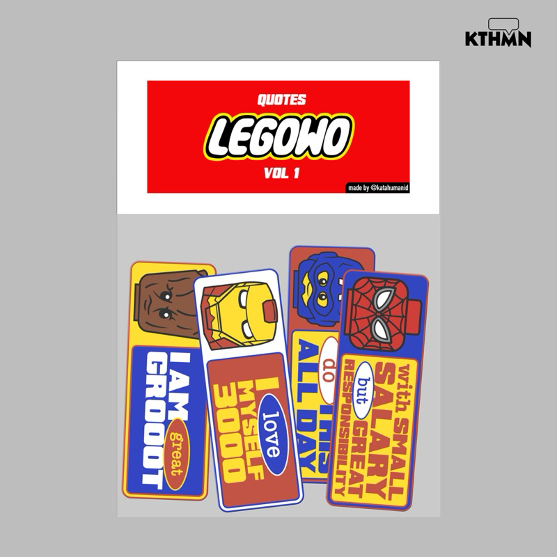 

Quotes Legowo Vol. 1 - Sticker Pack | SP - 064