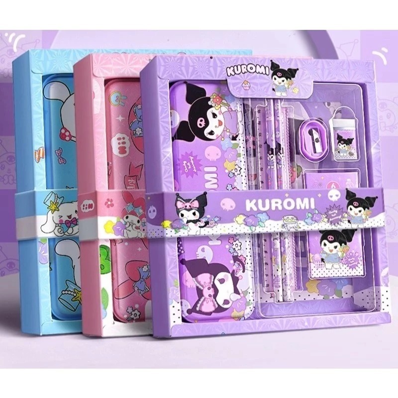 

STATIONARY SET SANRIO ALAT TULIS SET LENGKAP KOTAK PENSIL ANAK HADIAH ANAK TULIS KOTAK PENSIL TEMPAT PENSIL