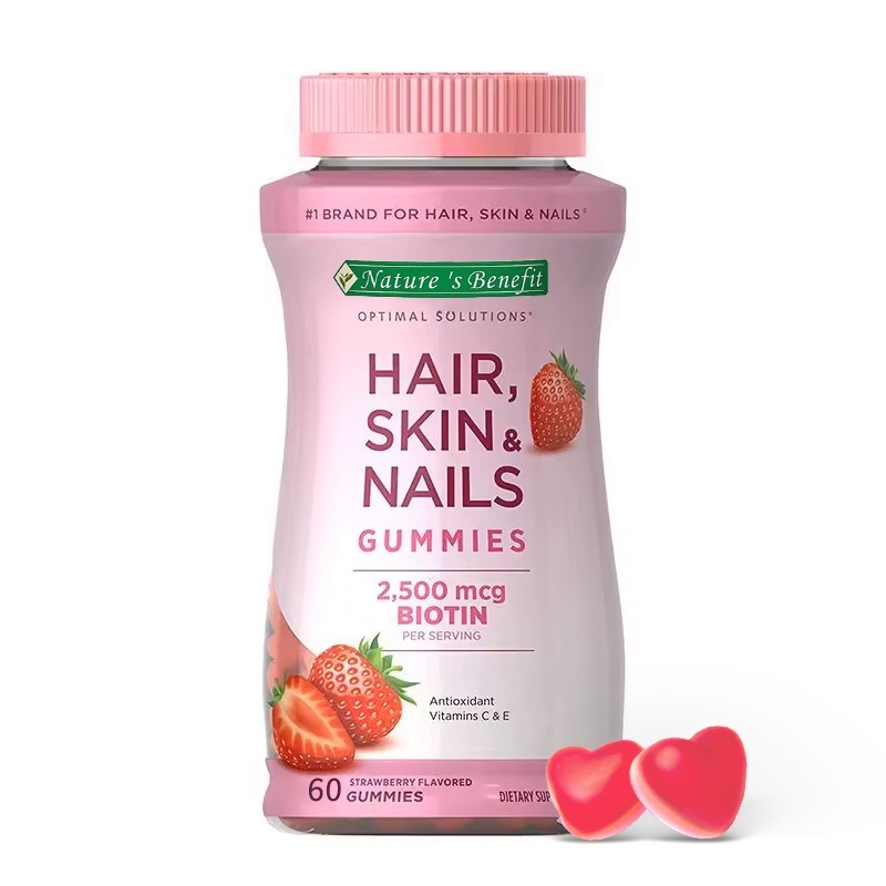 Biotin Hair Gummies Hair Nail Whitening Gummies