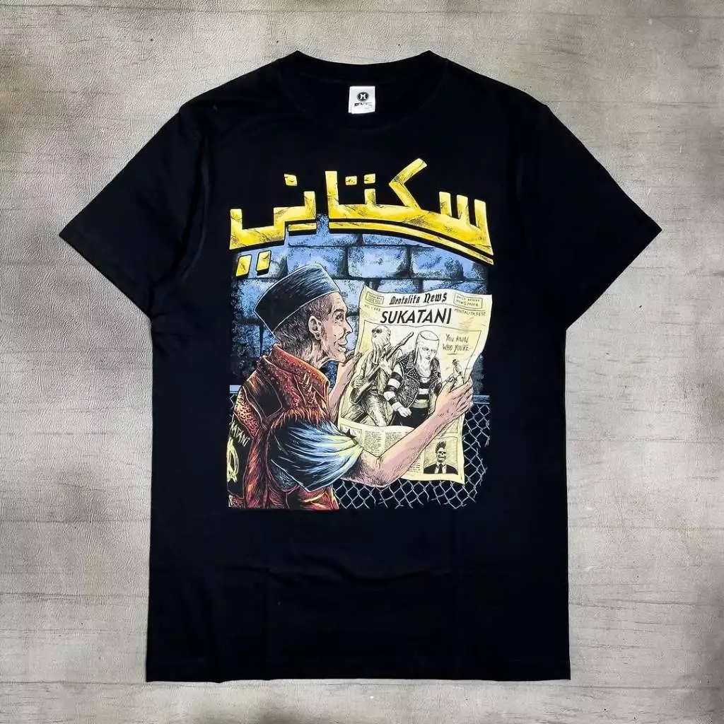 Kaos Distro Sukatani Punk Mentalitafest Unisex - Gelap Gempita Tshirt - Kaos Sukatani Punk - Black O
