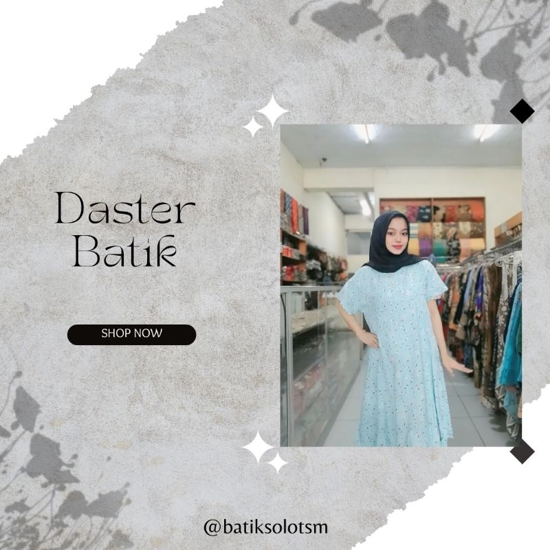 Daster Motif Bunga kekinian