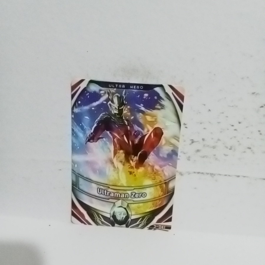 Paket Kartu Ultraman Fusion Fight N Ultraman Zero Versi 3-041