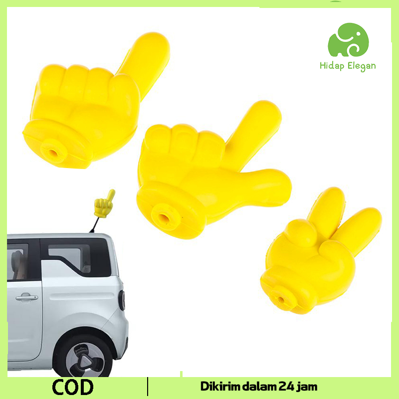 Antena Bola Mobil Boneka Antena Mobil Victory Finger Penutup Antena Antena Bola Mobil Tempel Univers
