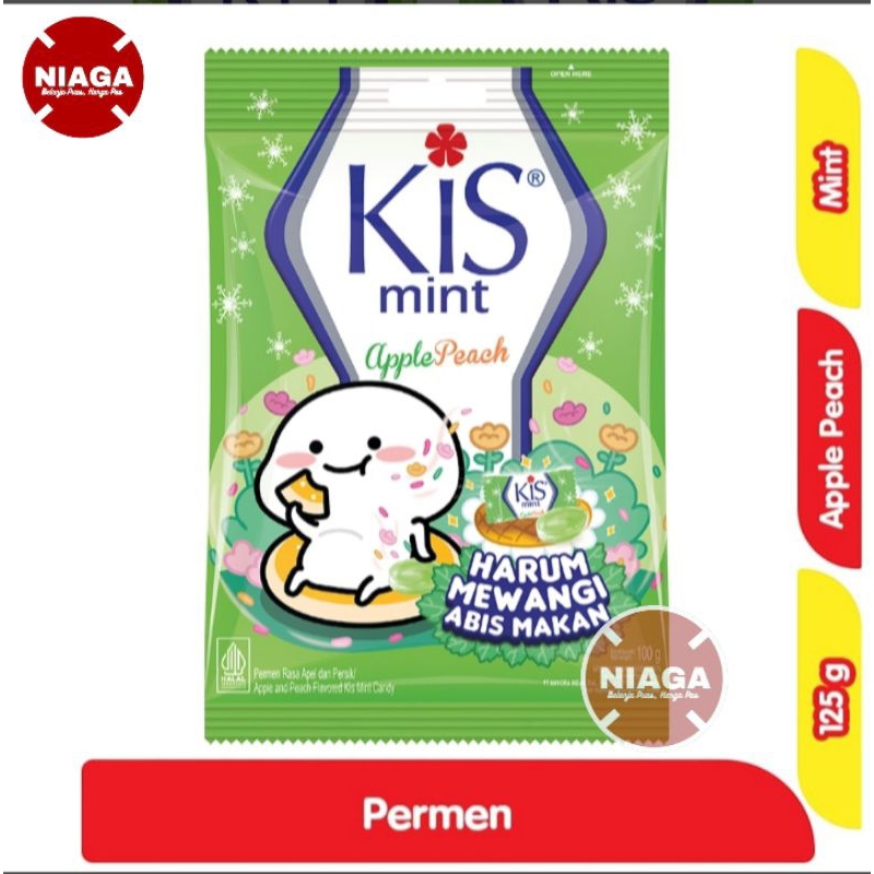 

KIS Permen Mint Apel Persik 100 g