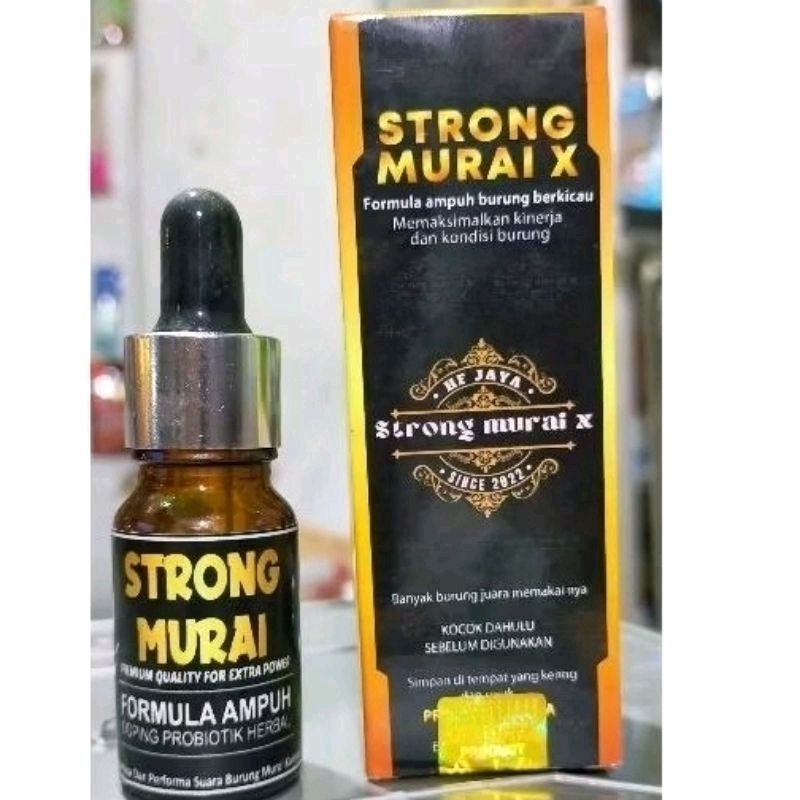 strong murai x multivitamin khusus lomba murai bahan jadi gacor Vitamin burung Khusus Burung murah b