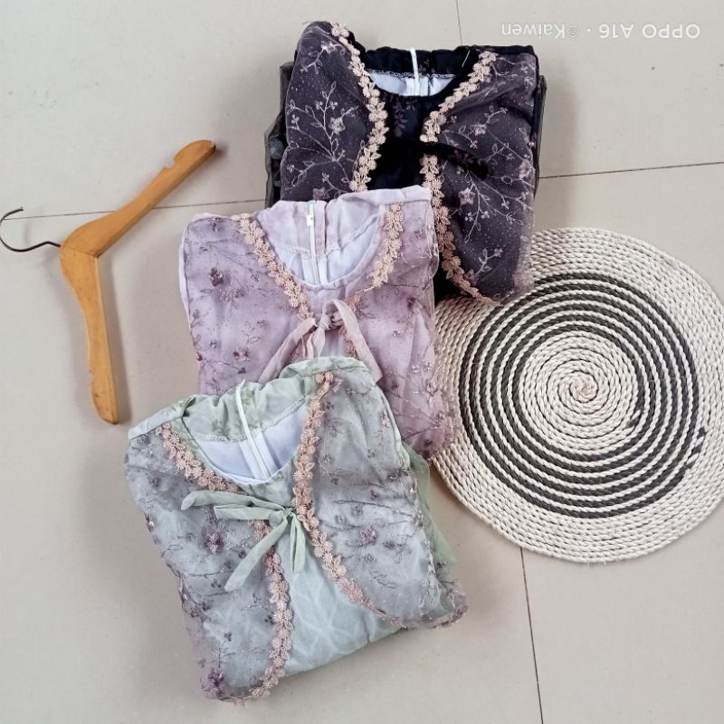 Gamis Ceruti Burkat Tutu Rompi Nyatu