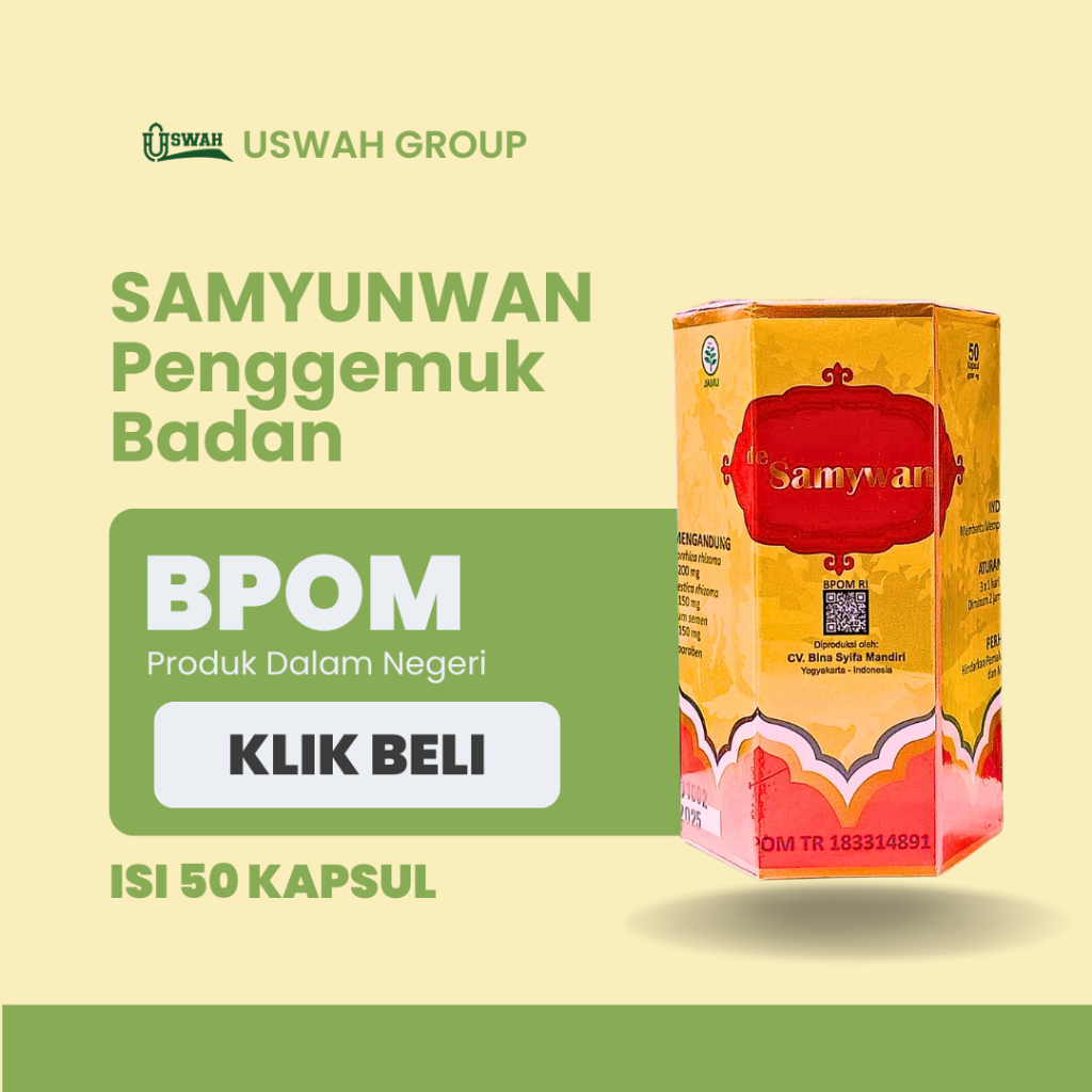 Samyunwan Obat Penggemuk Badan / Suplemen Penggemuk Badan / Vitamin Penggemuk Badan / Penggemuk Bada