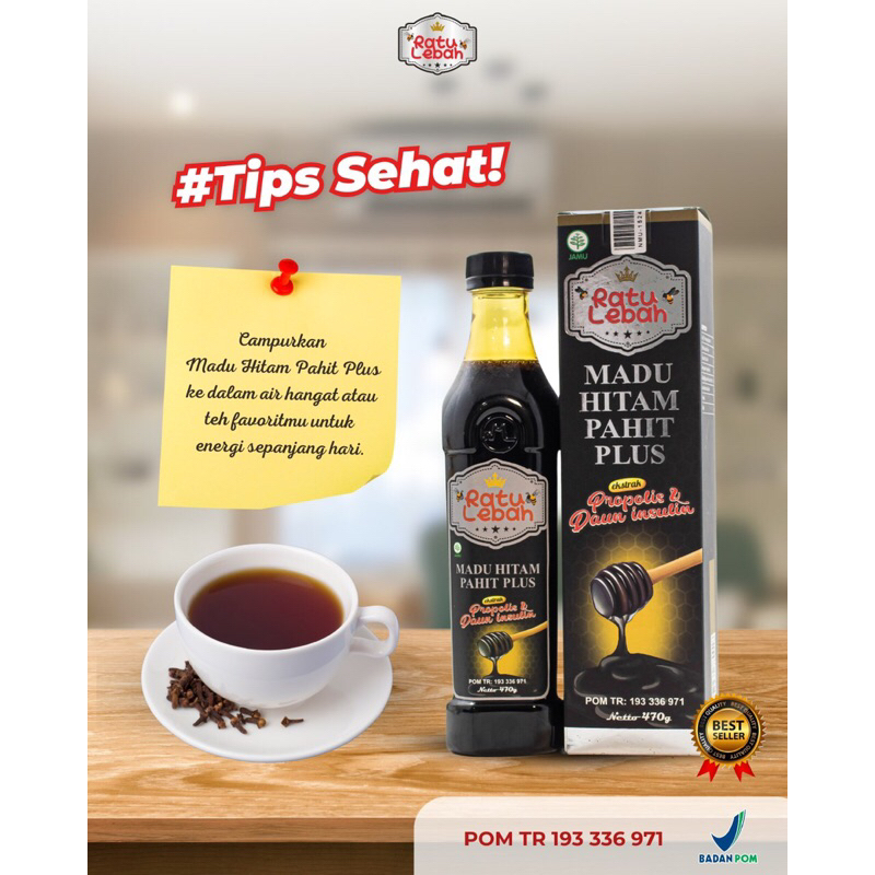 

[RATU LEBAH] MADU HITAM PAHIT PLUS