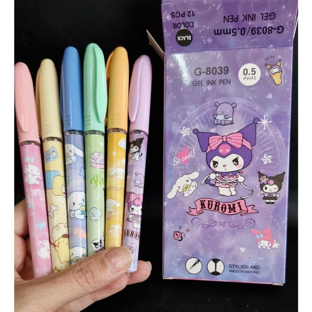 

(12PCS) Pulpen / Pena Gel motif Karakter (8039/56/57)